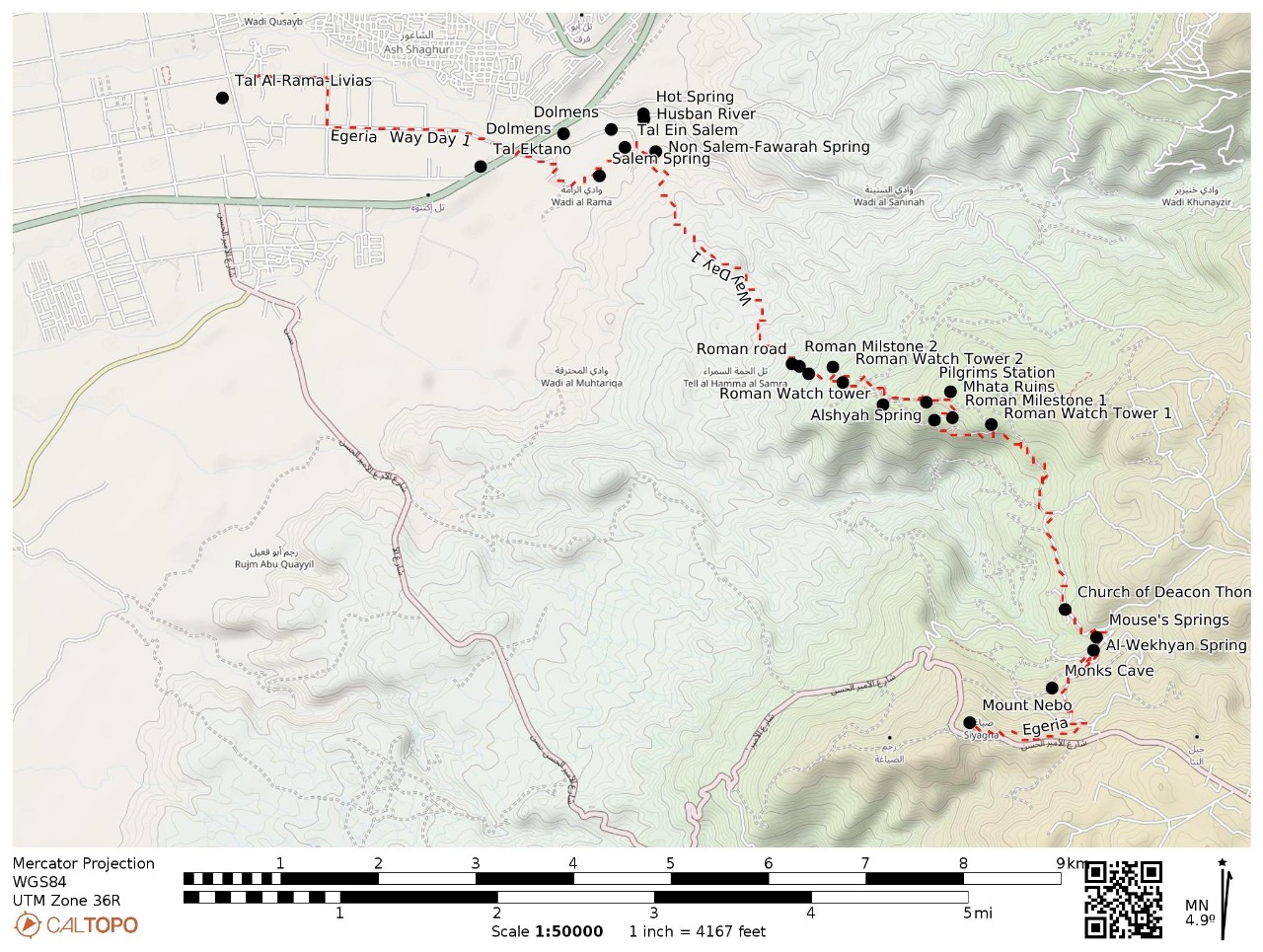 The Egeria Way and the Camino de Egeria - Biblical and Pilgrimage Jordan Tours